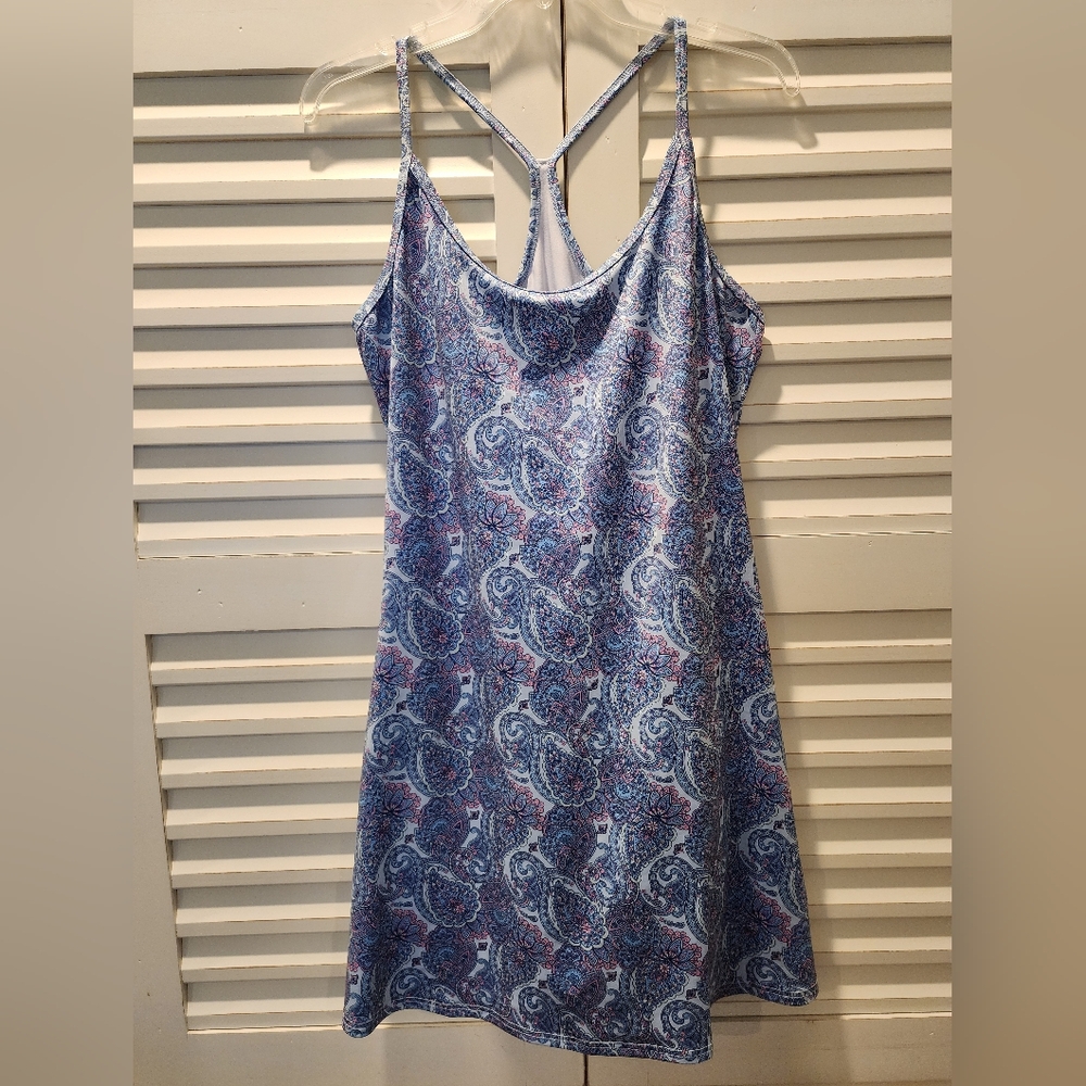 NWOT EXERCISE DRESS - SIZE LARGE - BUILT IN SHORTS